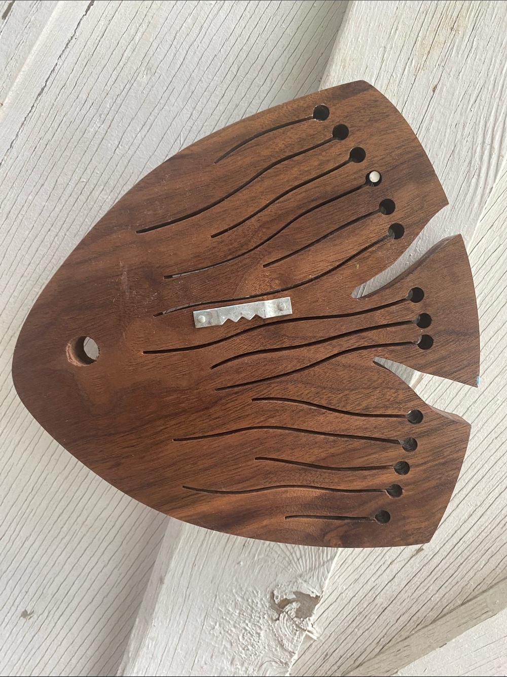 Wooden Fish Wall Décor Trio - Natural, Brown, Dark Wood - Picture 7 of 7